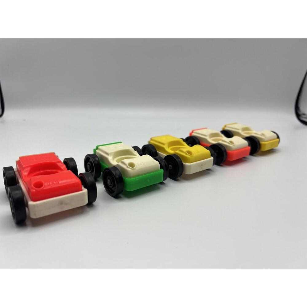 Vintage Fisher Price Little People Cars Set of 5